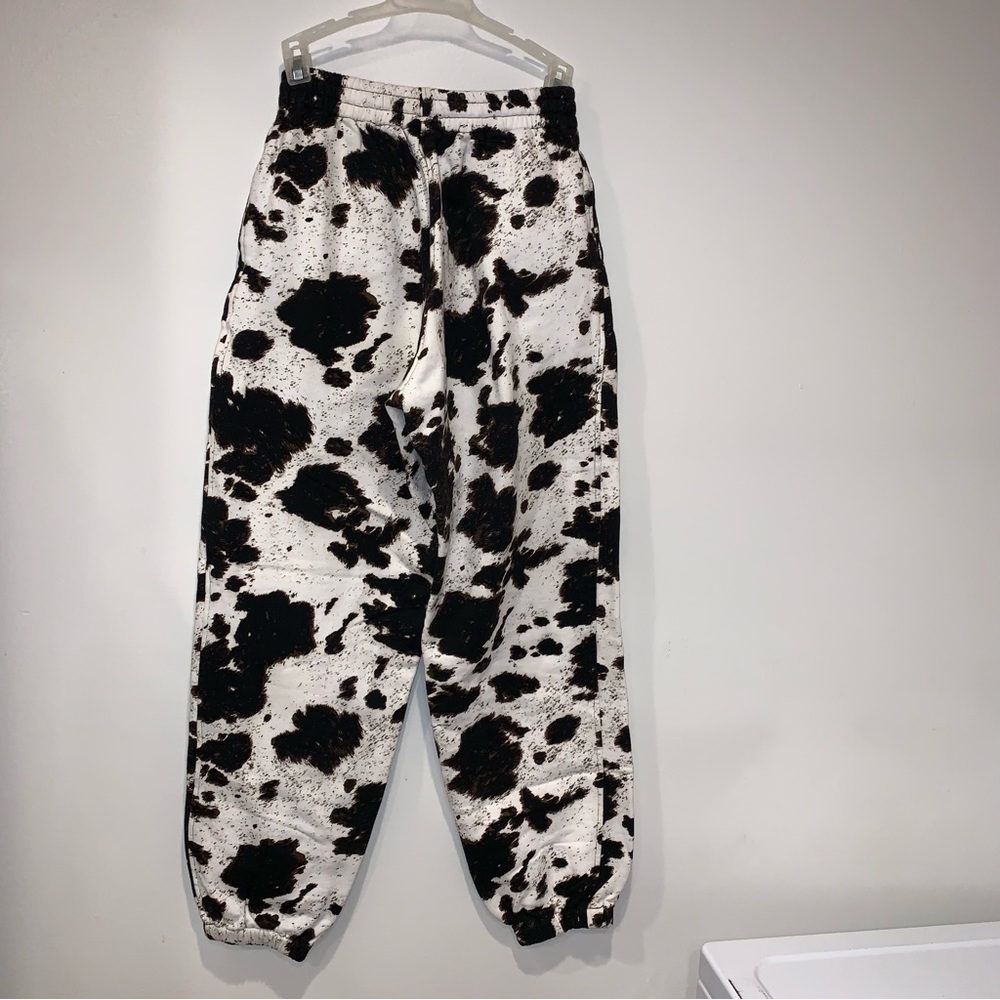 Motel Rocks Basra Jogger In Cowhide Brown/white - Picture 8 of 11